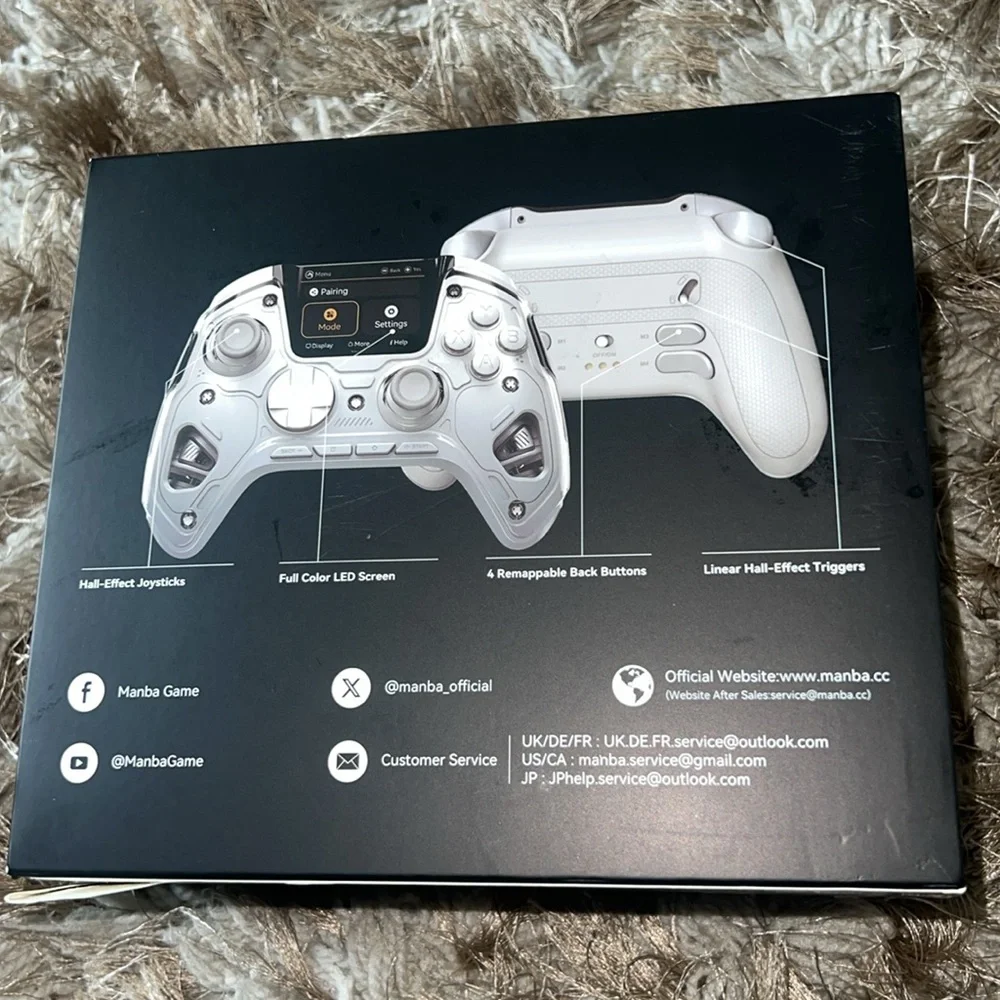Manba One Built-in Display Wireless Controller for PC/Switch   New Open Box